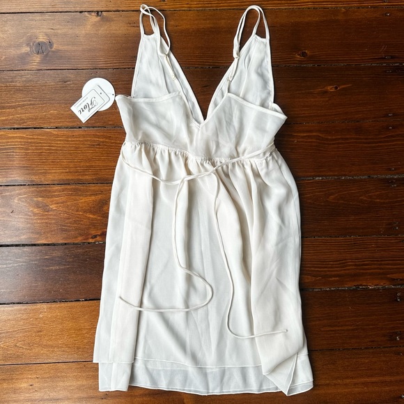 Flora Rosette Ruffle Slip Dress NWT - Picture 4 of 7